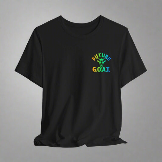 Future GOAT Rainbow Gradient T-Shirt | Youth & Adult Sports Tee