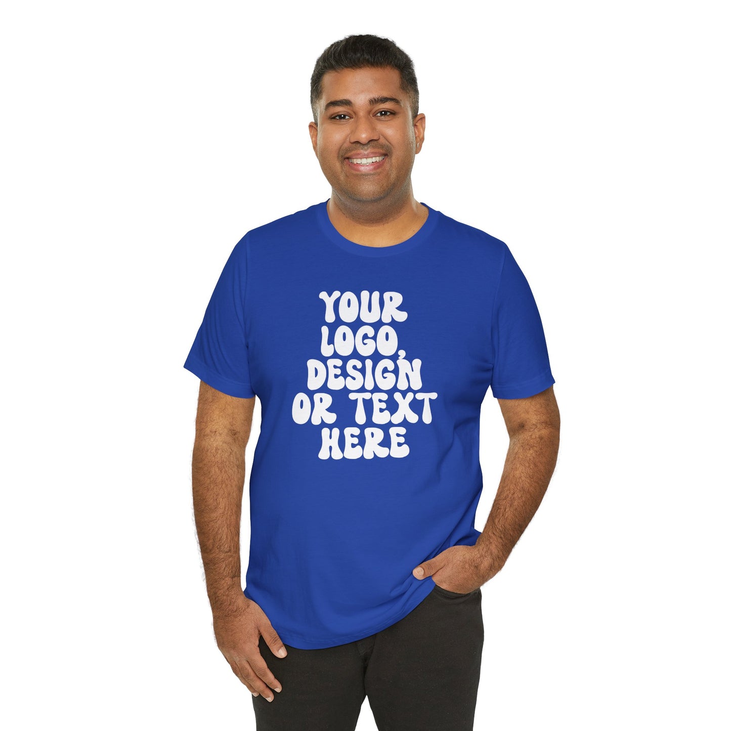 CUSTOM Text, Design or Logo - Unisex T-Shirt (Adult) SOLID COLORS