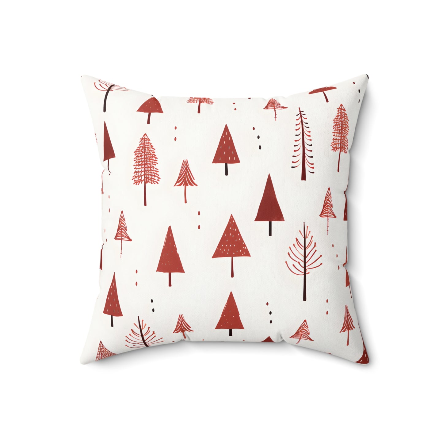 Christmas Trees Throw Pillow