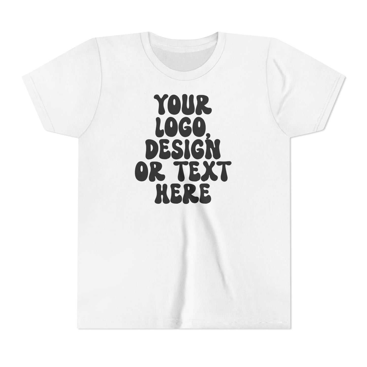 CUSTOM Text, Design or Logo - Unisex T-Shirt (Youth)