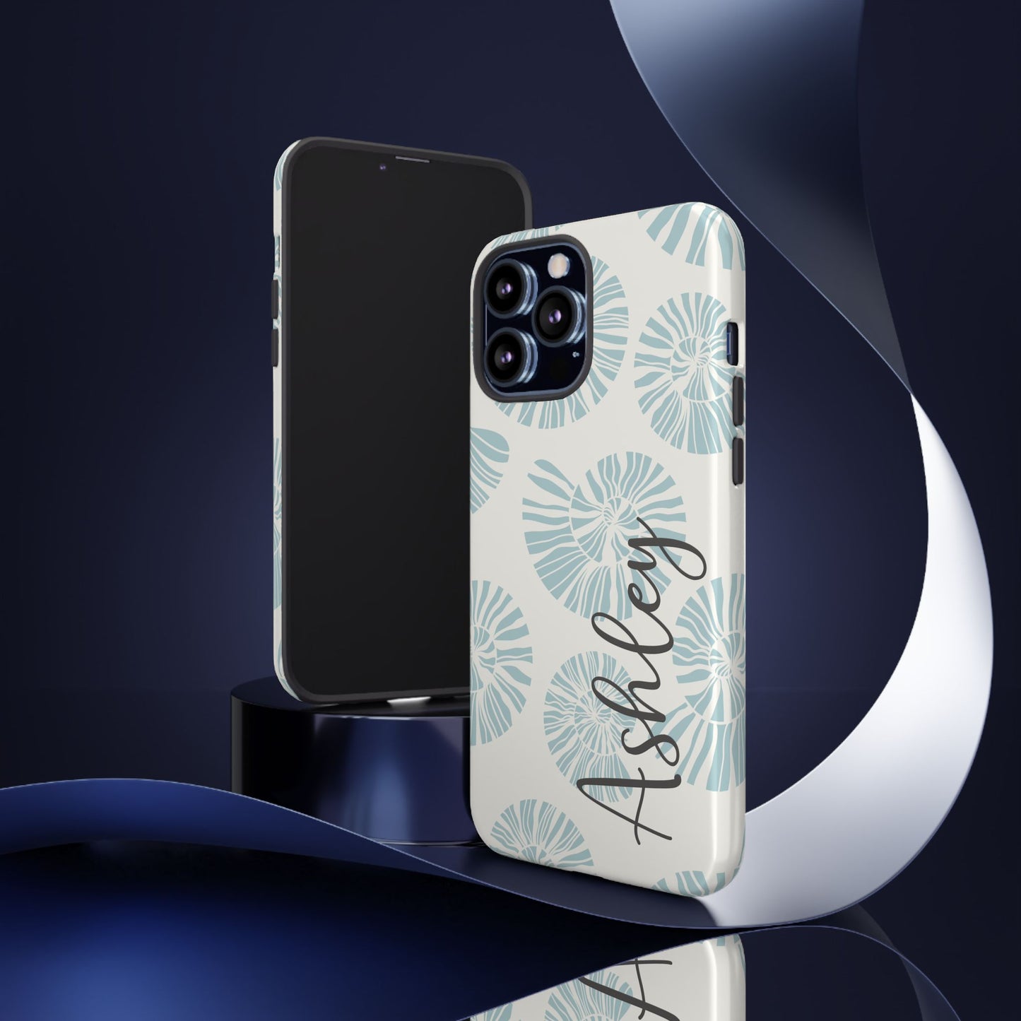 Custom Background Phone Case – Personalized with Your Name & Colors