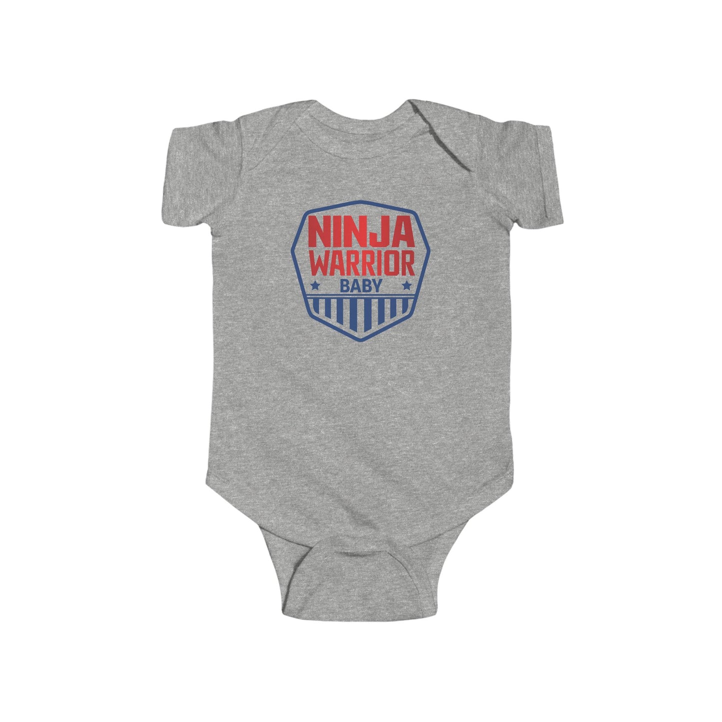 Ninja Warrior Baby Onesie – Infant Bodysuit with Shield Design