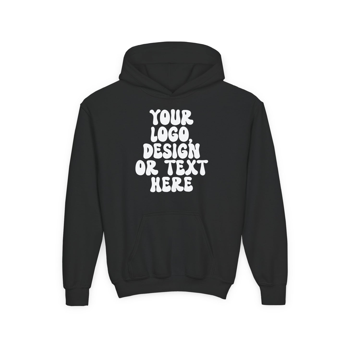 CUSTOM Text, Design or Logo - Unisex Hoodie (Youth)