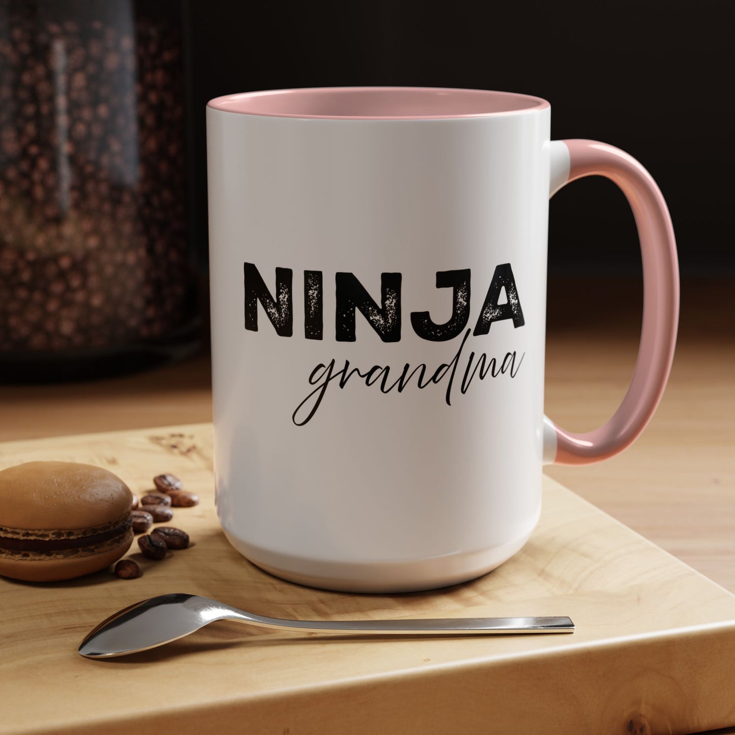 Ninja Mom, Dad, Grandma, or Grandpa Mug – Custom Ninja Family Coffee Cup