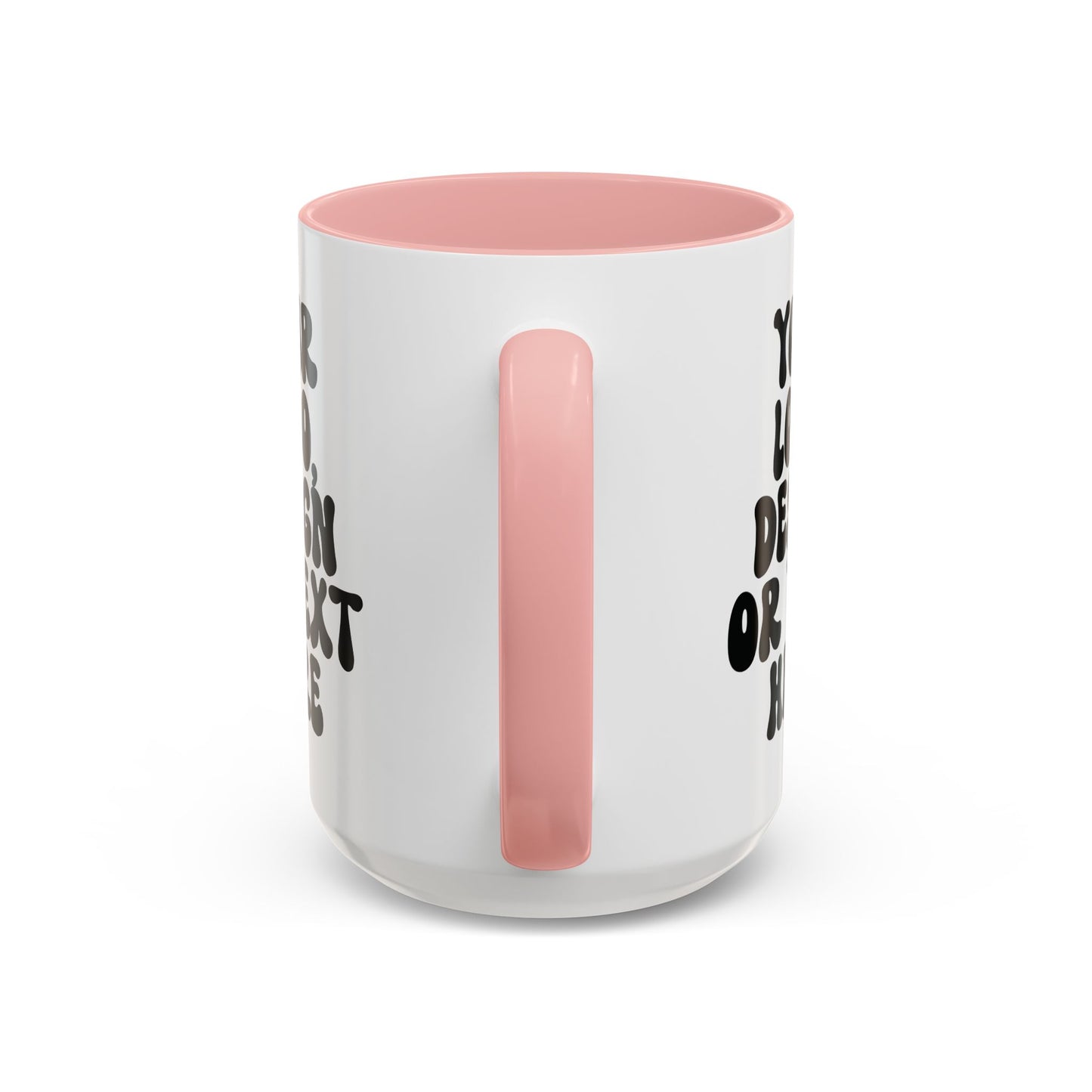 Custom Accent Mug – Personalized Text, Logo, or Design Coffee Cup