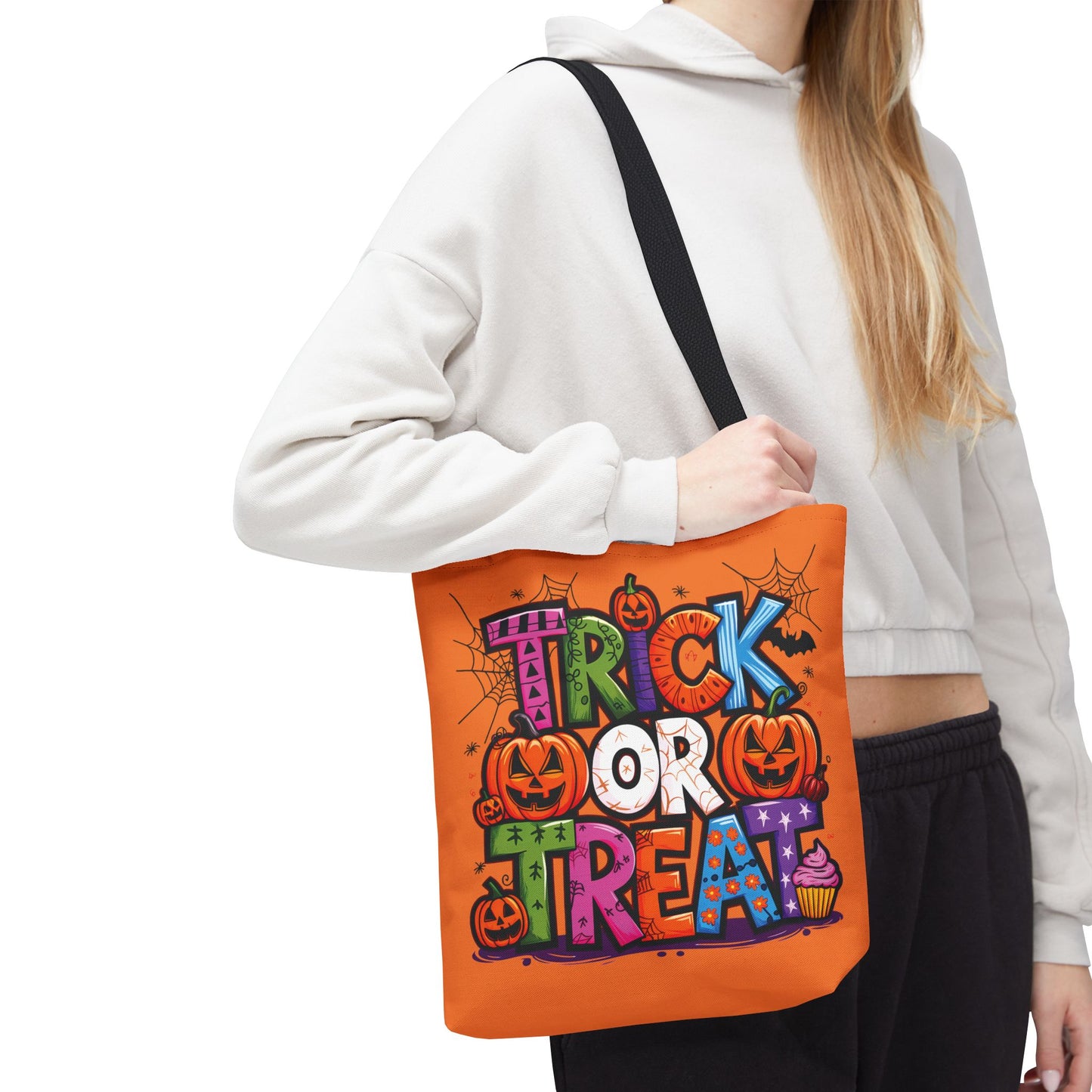 Trick or Treat Halloween Tote Bag – Reusable Candy Bag