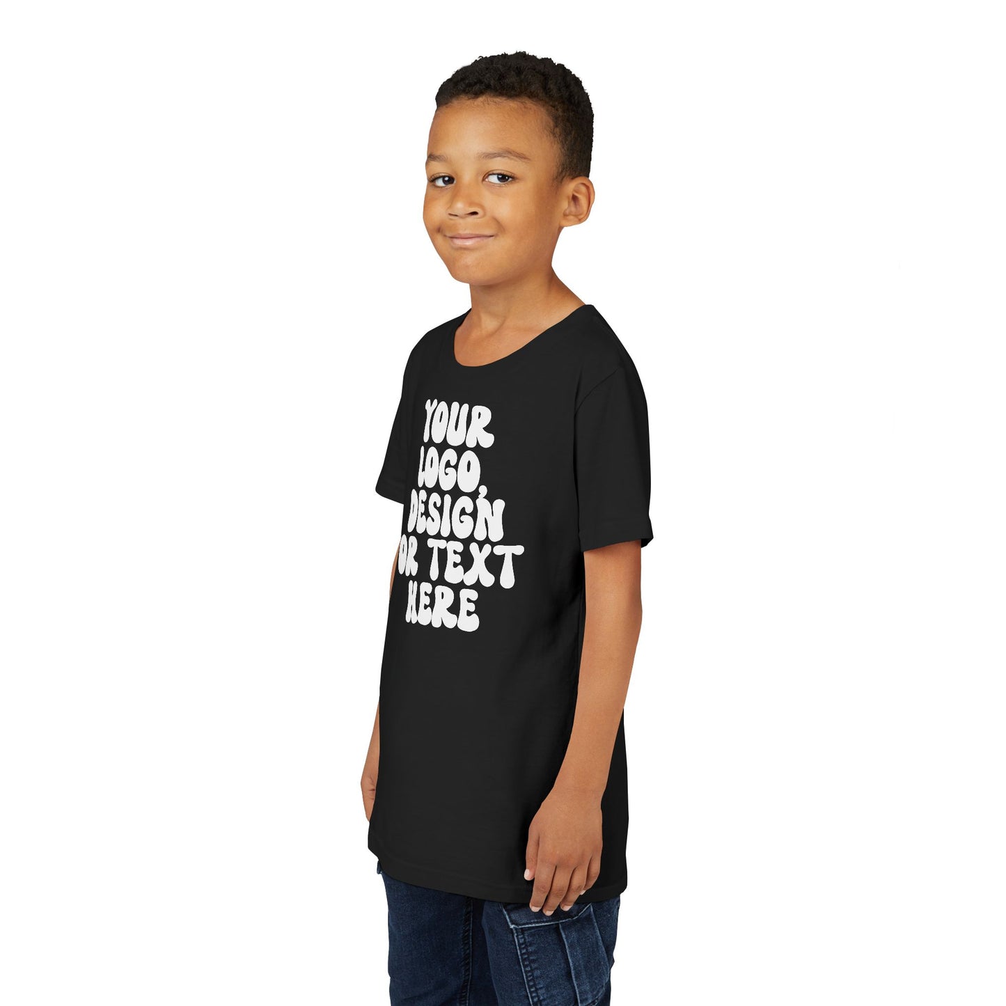 CUSTOM Text, Design or Logo - Unisex T-Shirt (Youth)