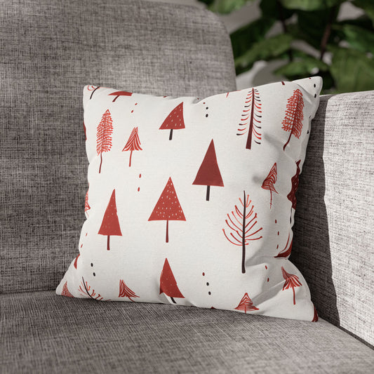 Christmas Trees Throw Pillow