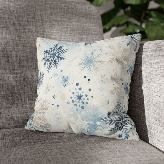 Snowflakes Throw Pillow