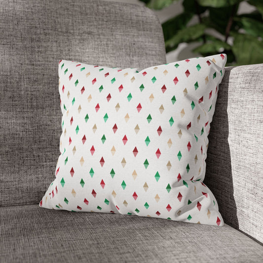 Christmas Diamonds Throw Pillow
