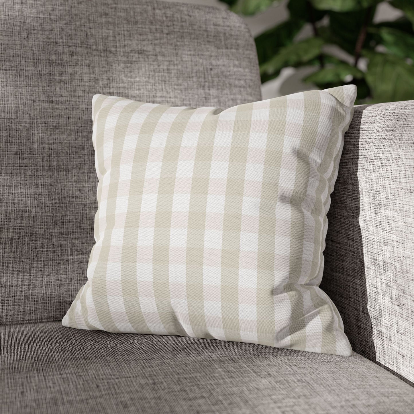 Checkered Throw Pillow