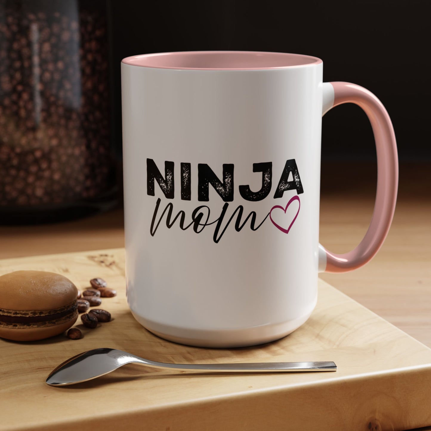 Ninja Mom, Dad, Grandma, or Grandpa Mug – Custom Ninja Family Coffee Cup