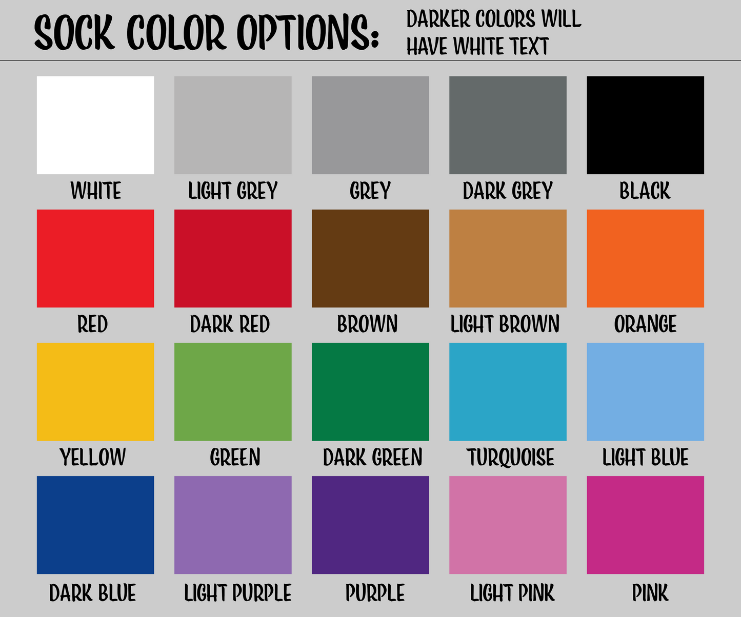 CUSTOM Unisex Crew Socks, Add Logo Text or Design