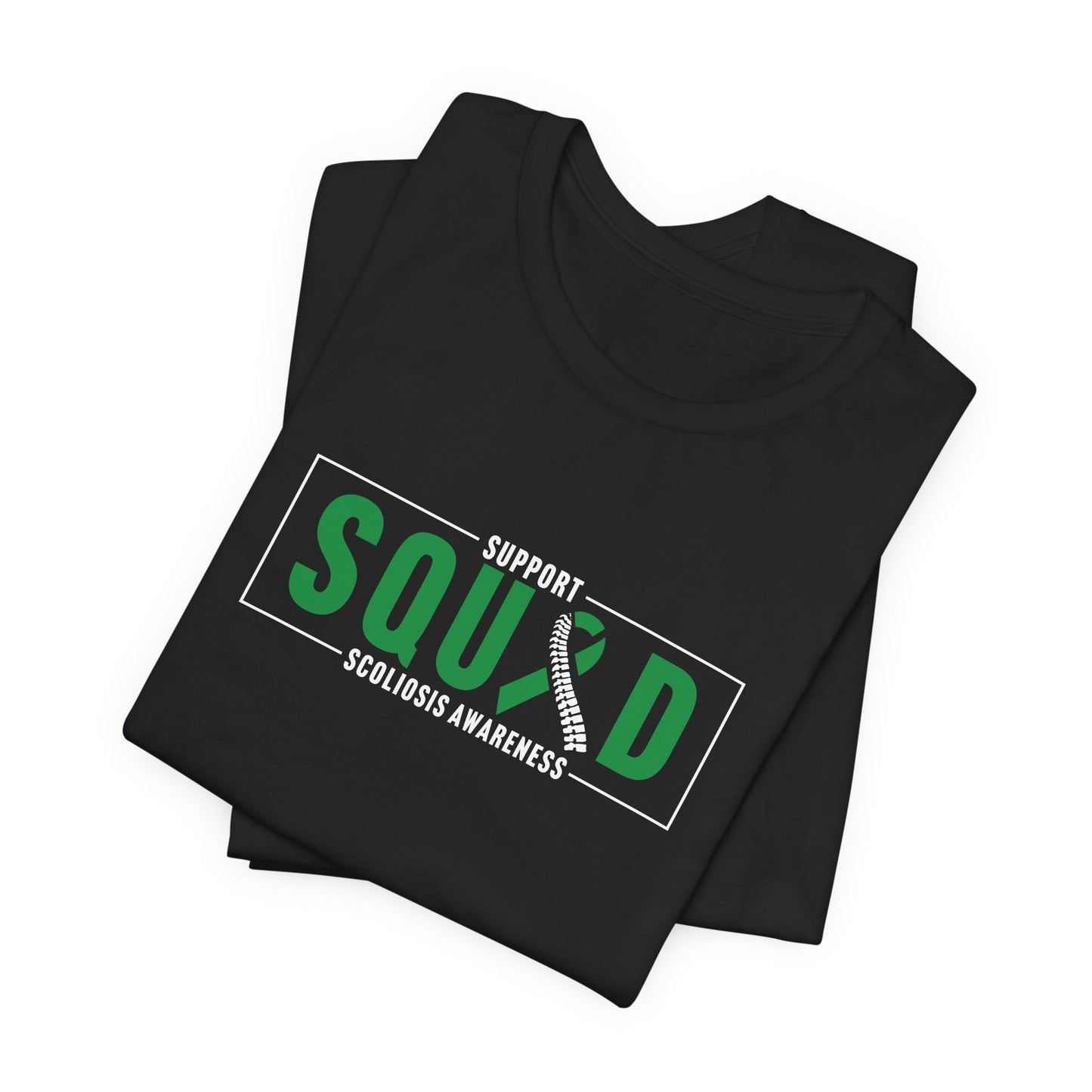 Scoliosis Awareness T-Shirt - Stronger Than Scoliosis, Scoliosis Warrior, Support Squad