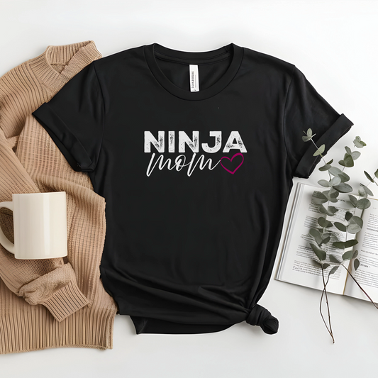 Ninja Mom T-Shirt – Perfect for Competitions & Practices | Ninja Warrior Mom Shirt