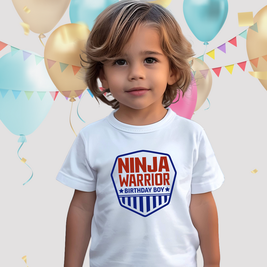 Ninja Warrior Birthday T-Shirt