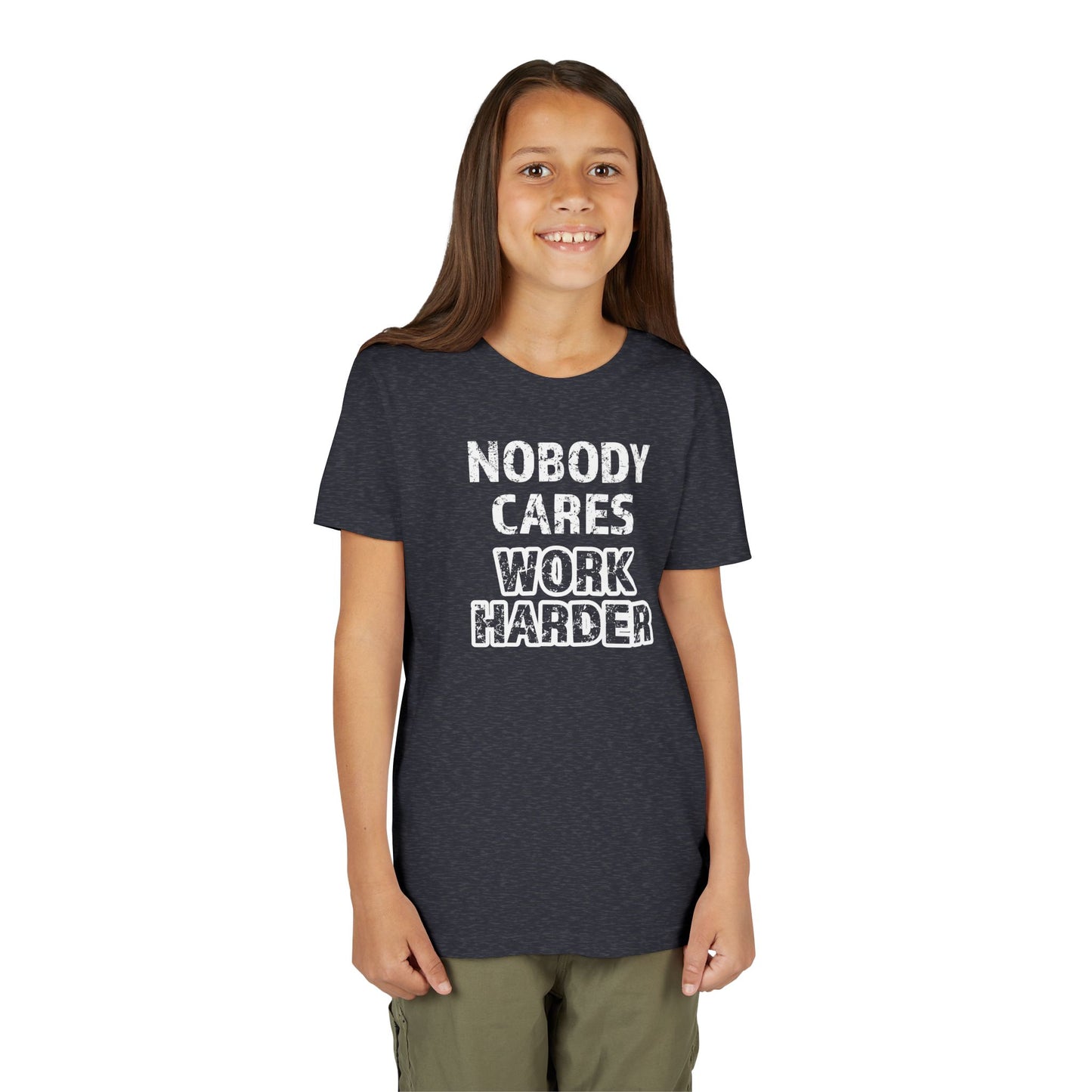 Nobody Cares, Work Harder T-Shirt – Unisex Motivational Gym & Training Shirt