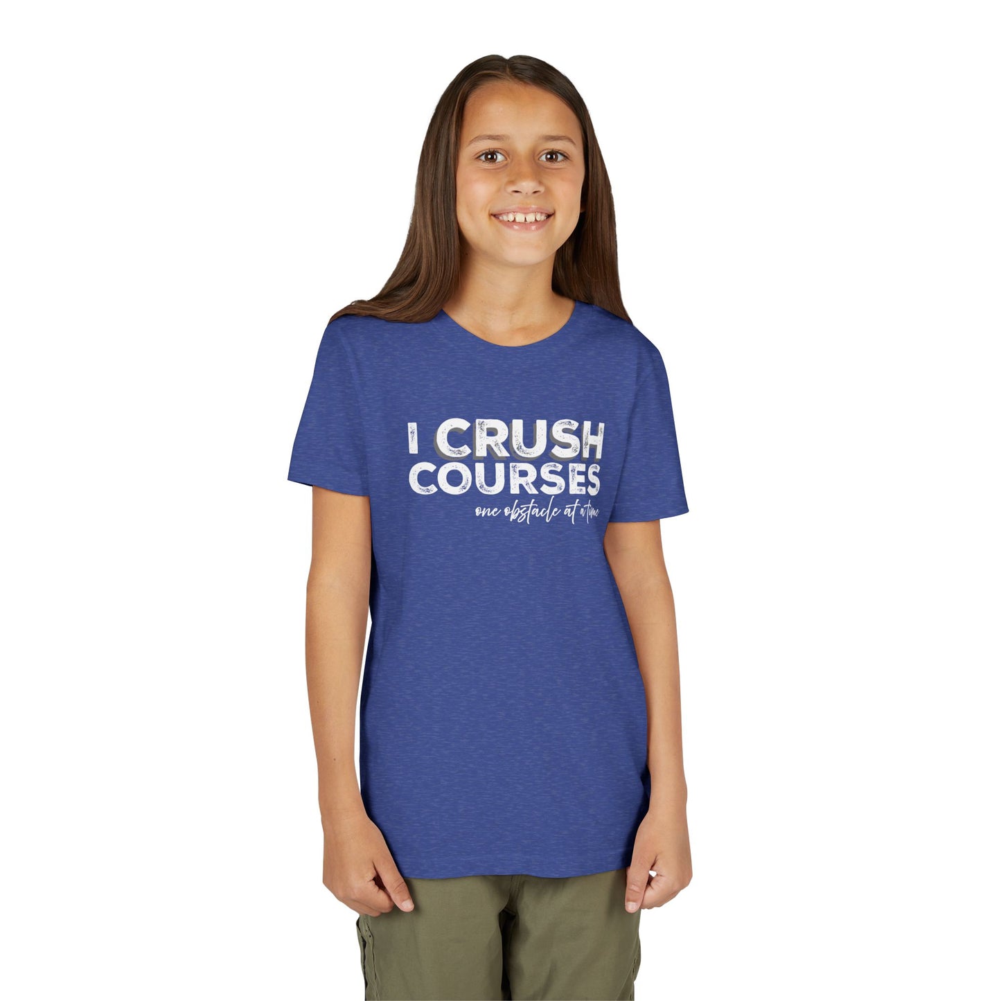 I Crush Courses One Obstacle at a Time T-Shirt | Ninja Warrior & OCR Tee