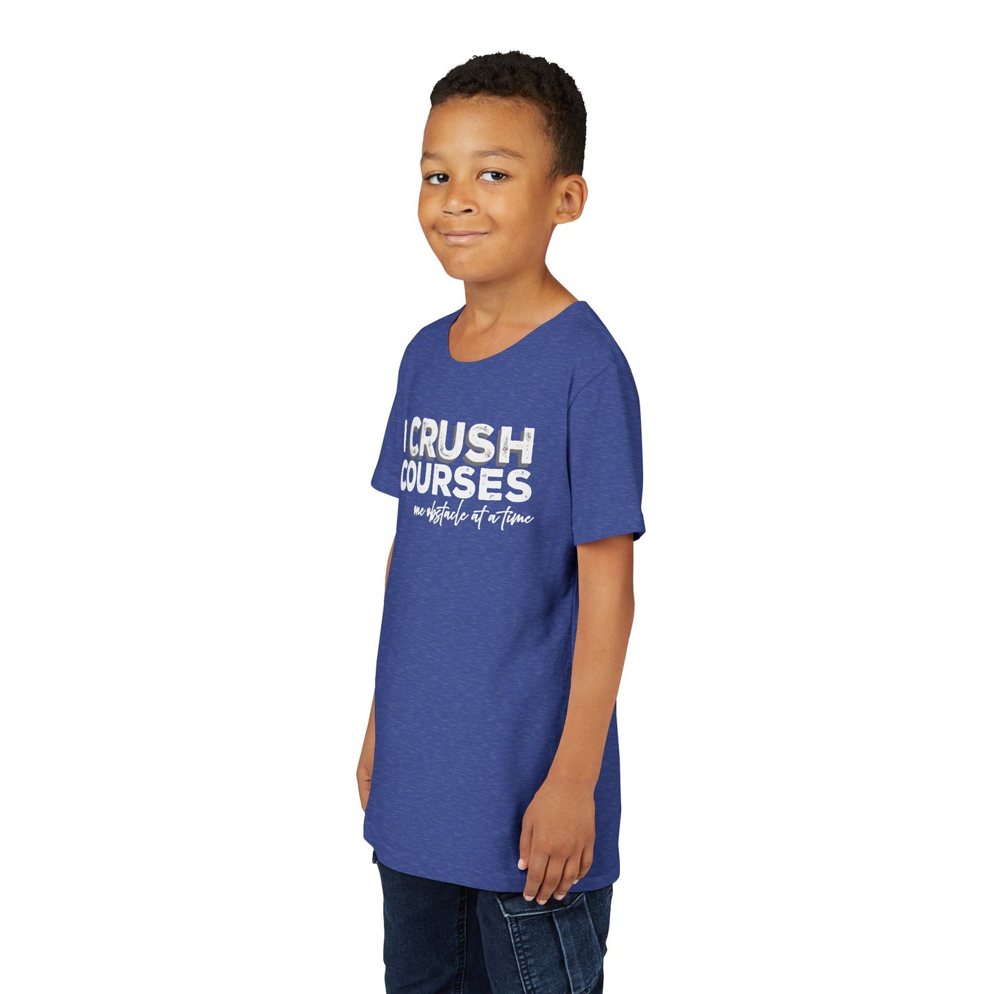 I Crush Courses One Obstacle at a Time T-Shirt | Ninja Warrior & OCR Tee