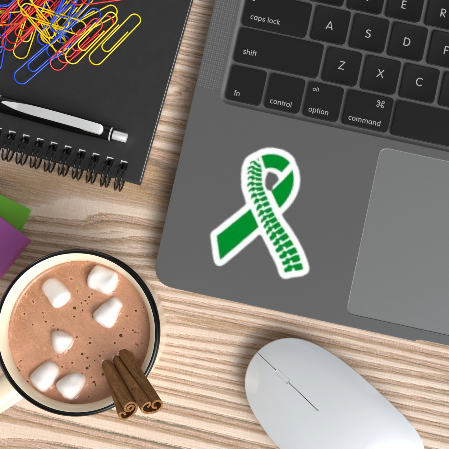 Scoliosis Awareness Stickers, Kiss-Cut Vinyl Decals Sticker, Water Bottle Sticker, Laptop Sticker