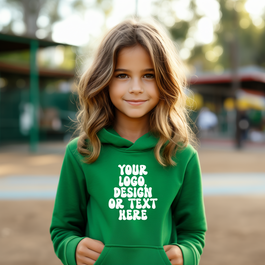 CUSTOM Text, Design or Logo - Unisex Hoodie (Youth)