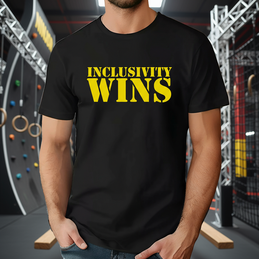 Inclusivity Wins T-Shirt, Unisex Tee Promoting Inclusivity