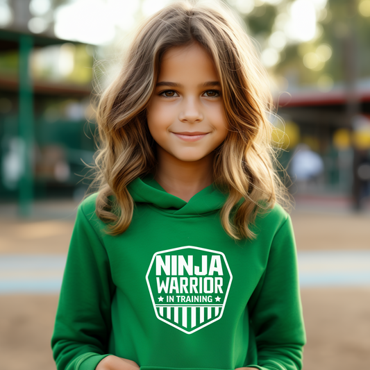 Ninja Warrior In Training Youth Hoodie, Kids Ninja Sweatshirt