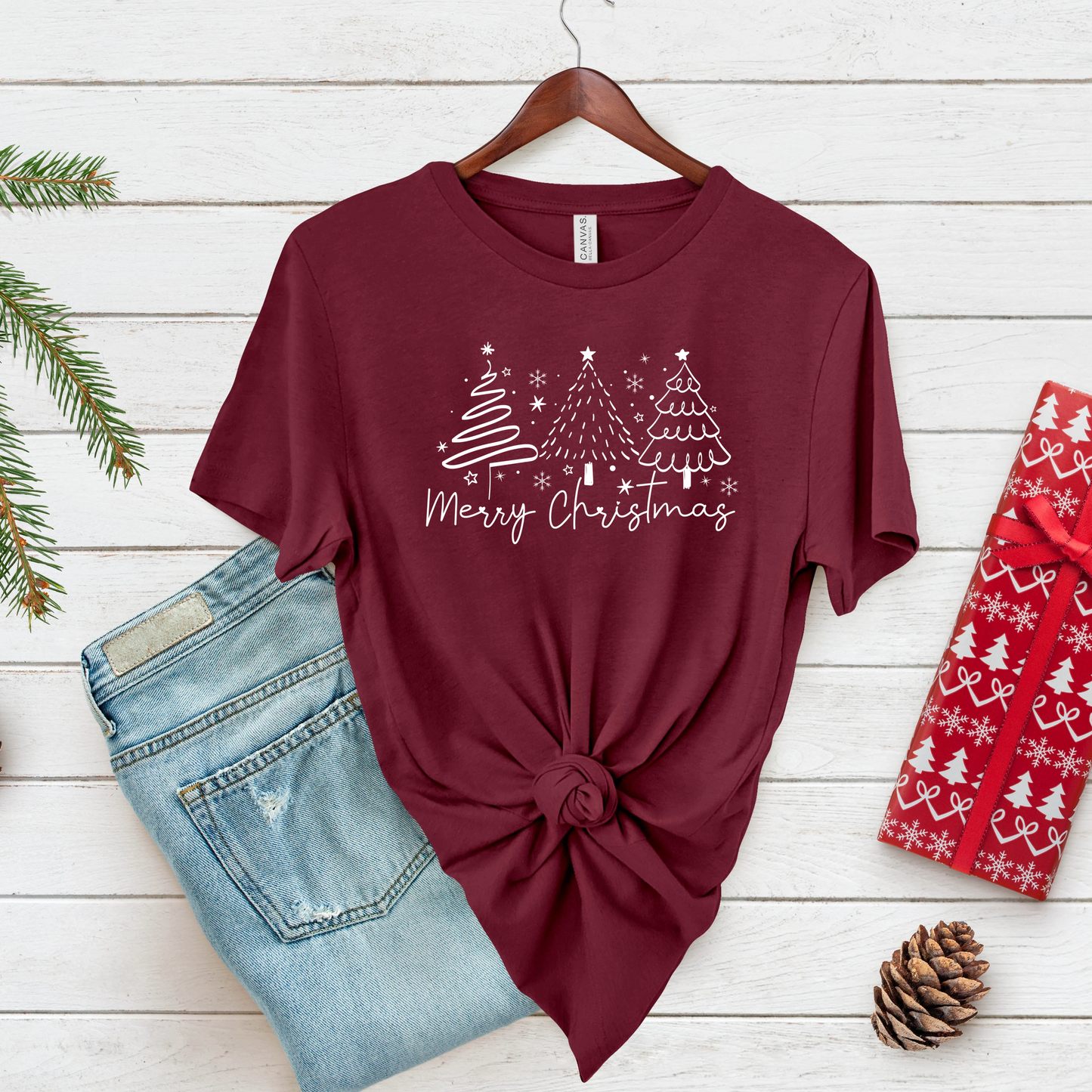 Merry Christmas T-Shirt – Festive Holiday Tee