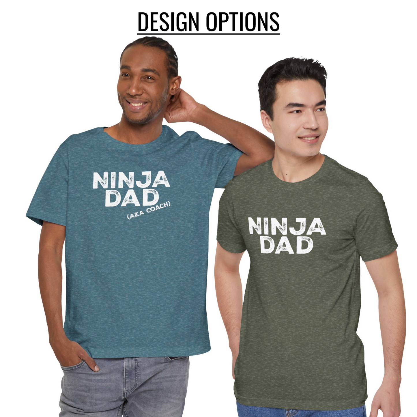Ninja Dad T-Shirt – Perfect for Ninja Warrior Dads (Optional “AKA Coach”)