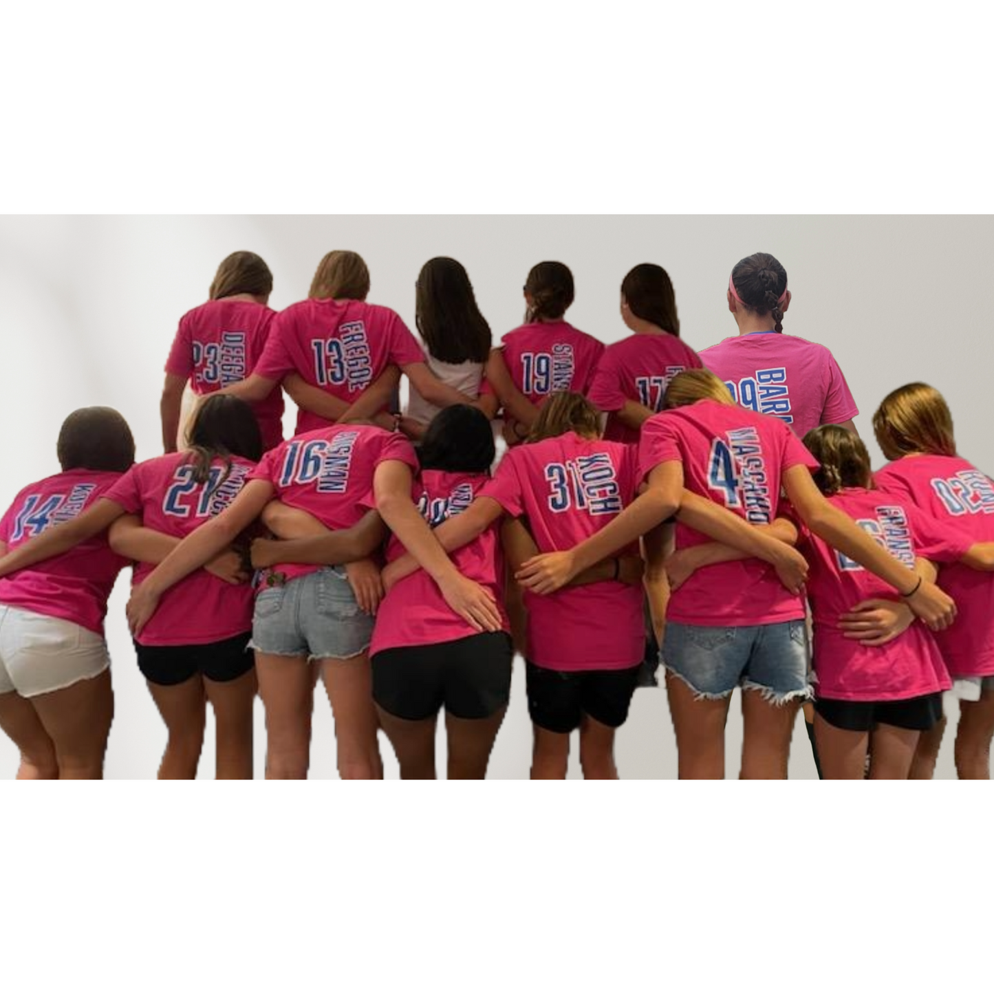 Custom Team T-Shirt – Add Team Name, Player Number &/or Name