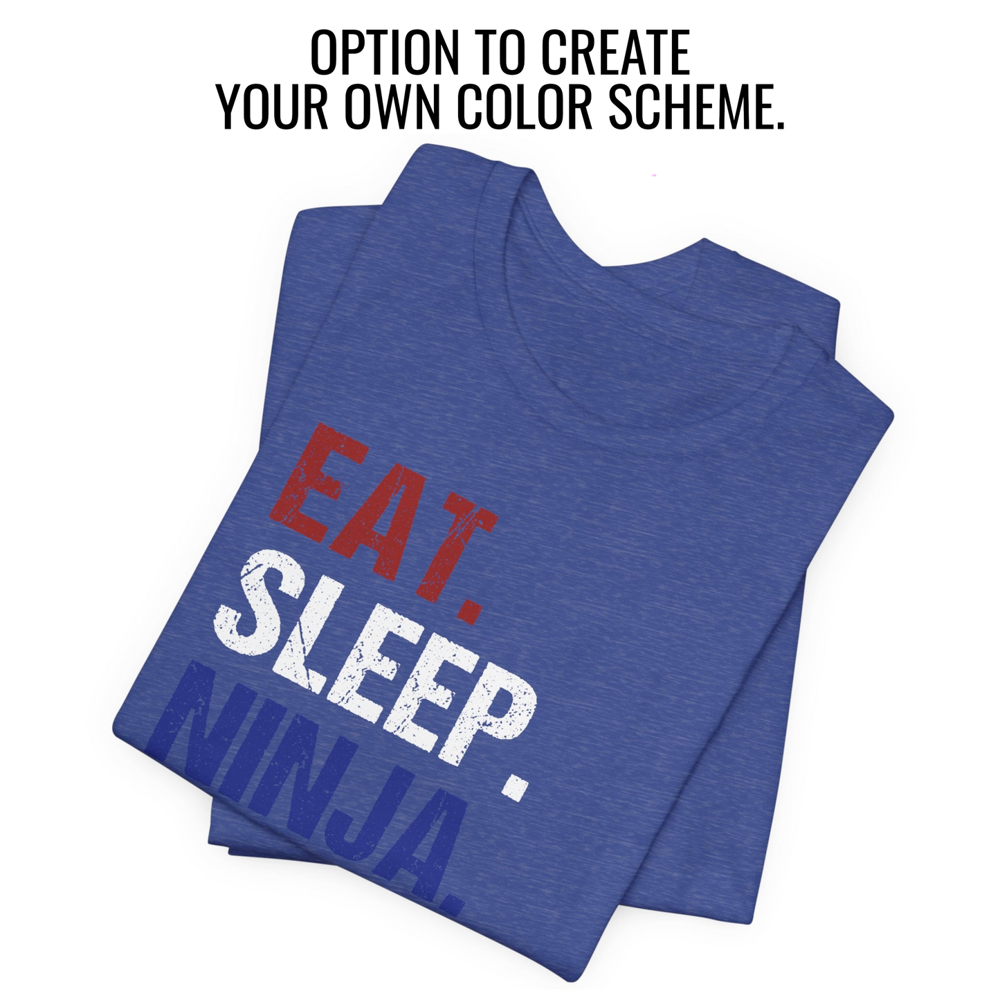 Eat Sleep Ninja Repeat T-Shirt – Youth & Adult Unisex Tee