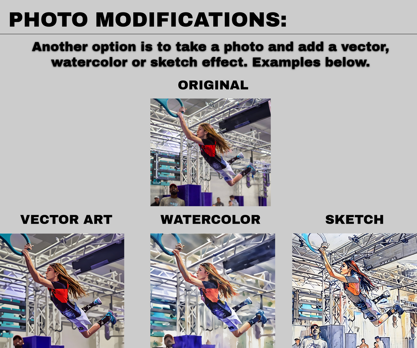 CUSTOM Canvas Athlete or Family Portrait