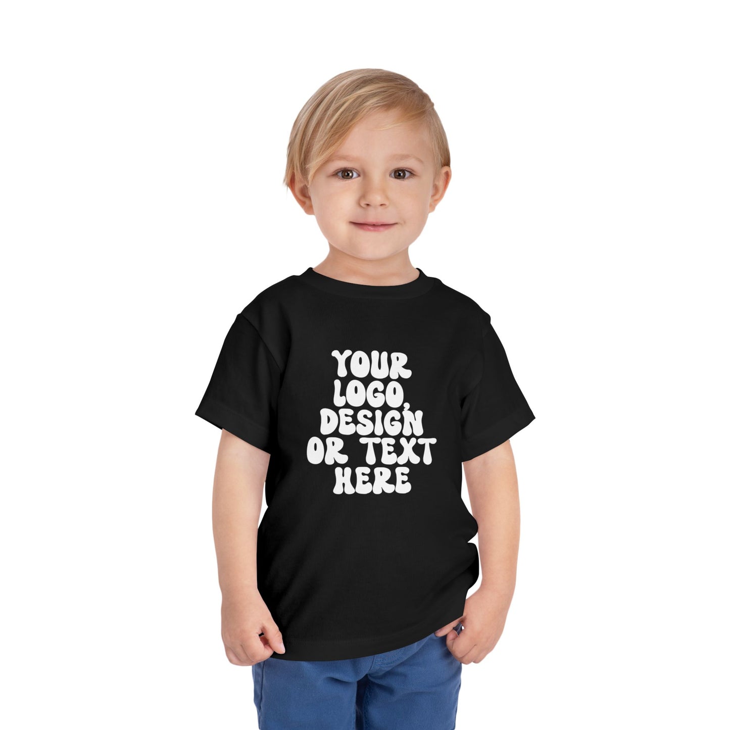 CUSTOM Text, Design or Logo - Unisex T-Shirt (Toddler)
