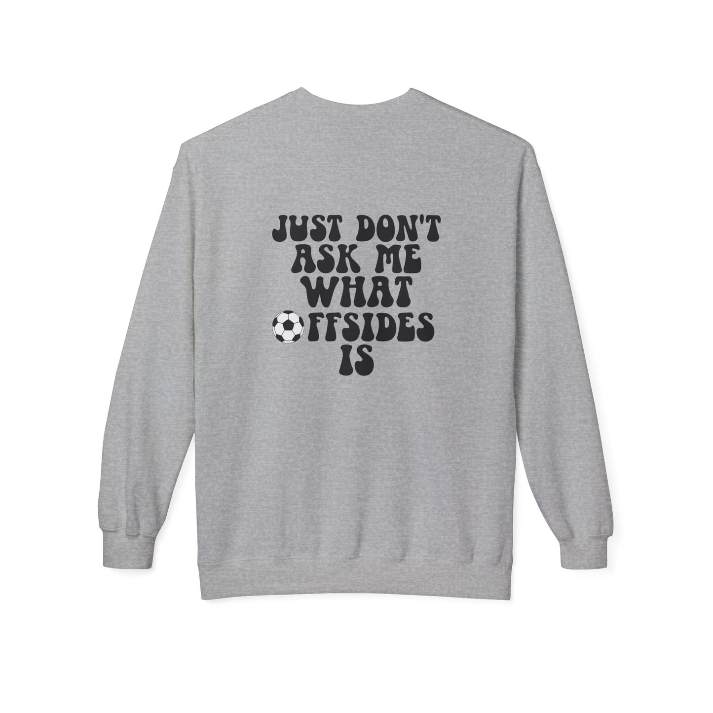 In My Soccer Mom Era Sweatshirt – Funny Soccer Mom Crewneck with Back Print
