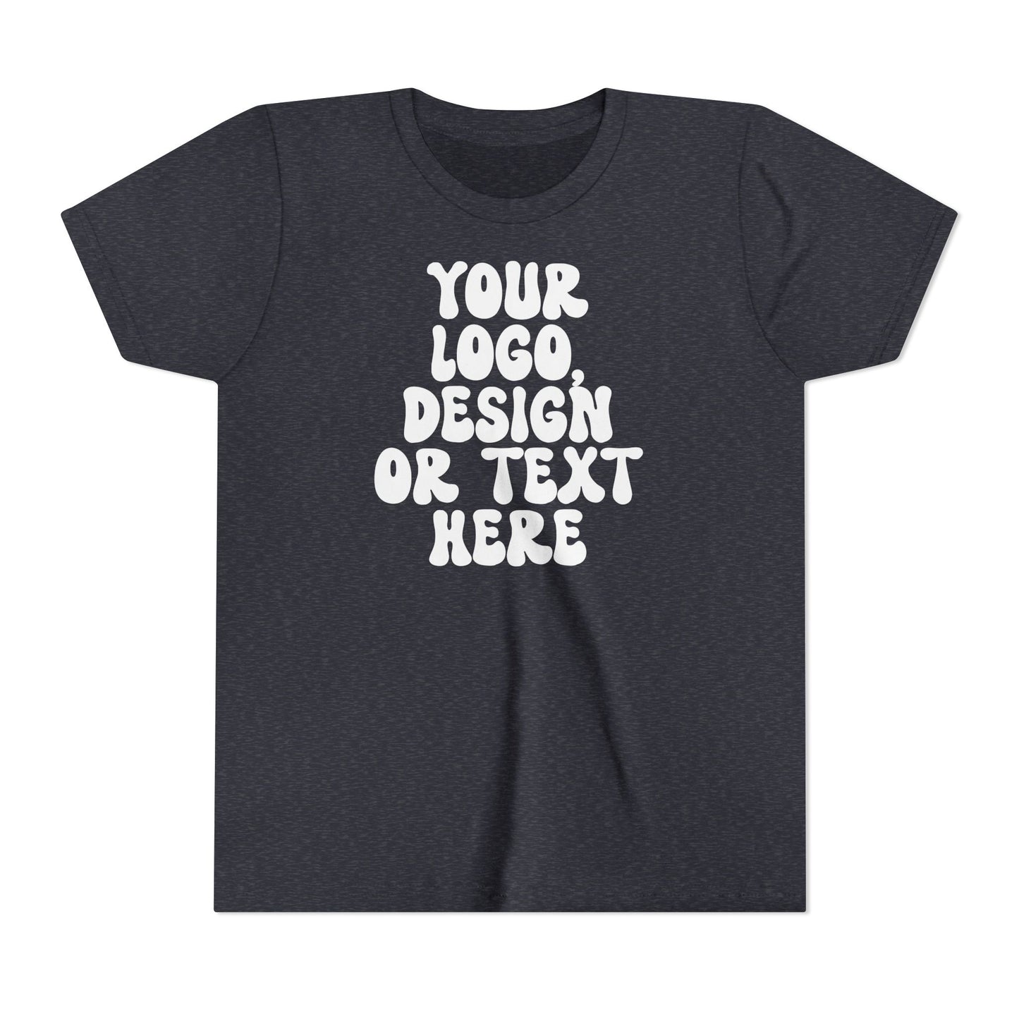 CUSTOM Text, Design or Logo - Unisex T-Shirt (Youth)