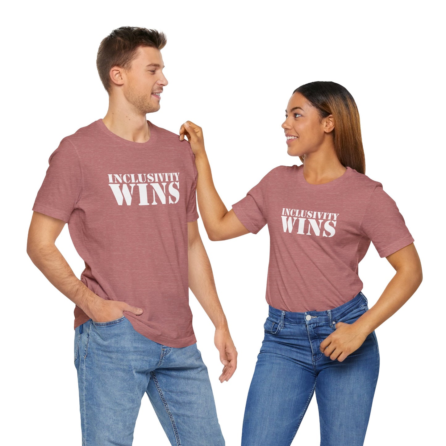 Inclusivity Wins T-Shirt, Unisex Tee Promoting Inclusivity