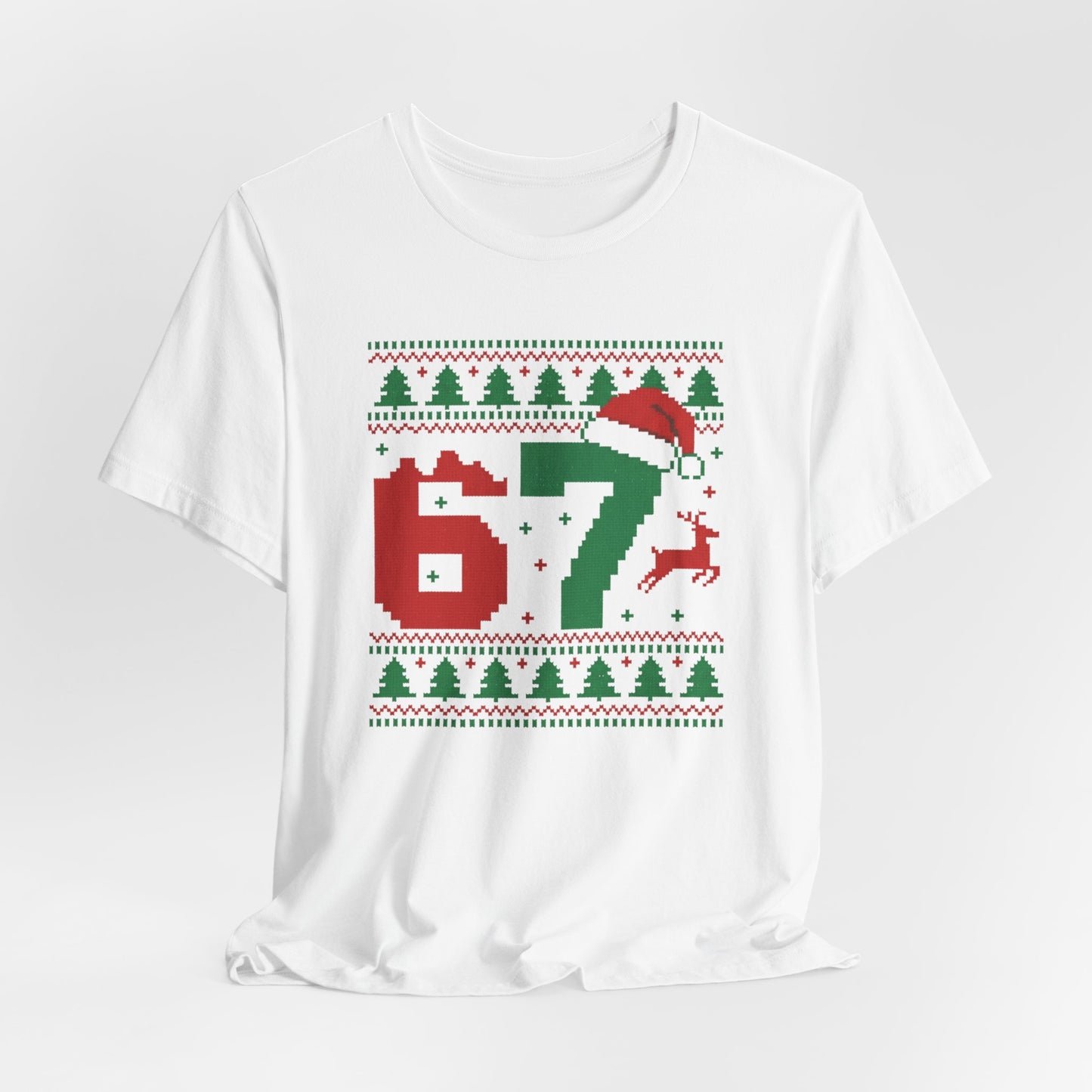 67 Ugly Christmas Sweater Style T-Shirt – Holiday Tee