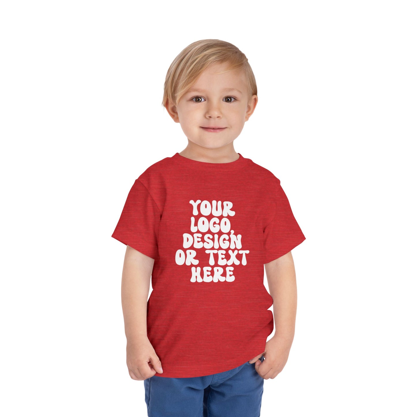 CUSTOM Text, Design or Logo - Unisex T-Shirt (Toddler)