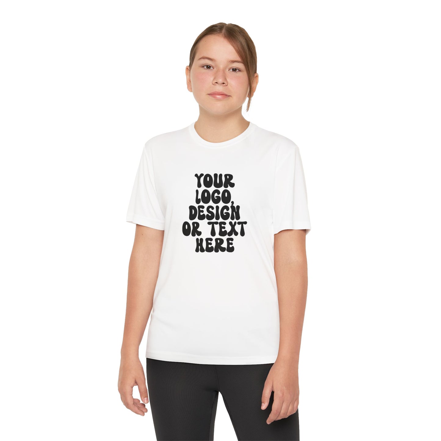 CUSTOM Text, Design or Logo -  Sport-Tek Moisture Wicking Competitor Tee (Youth)