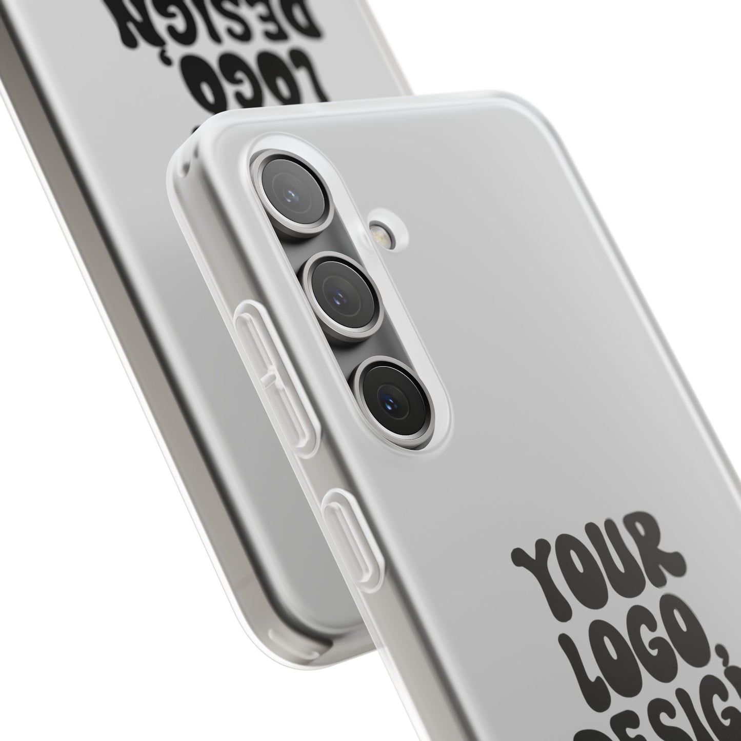 CUSTOM Text, Design or Logo - Flexi Phone Case