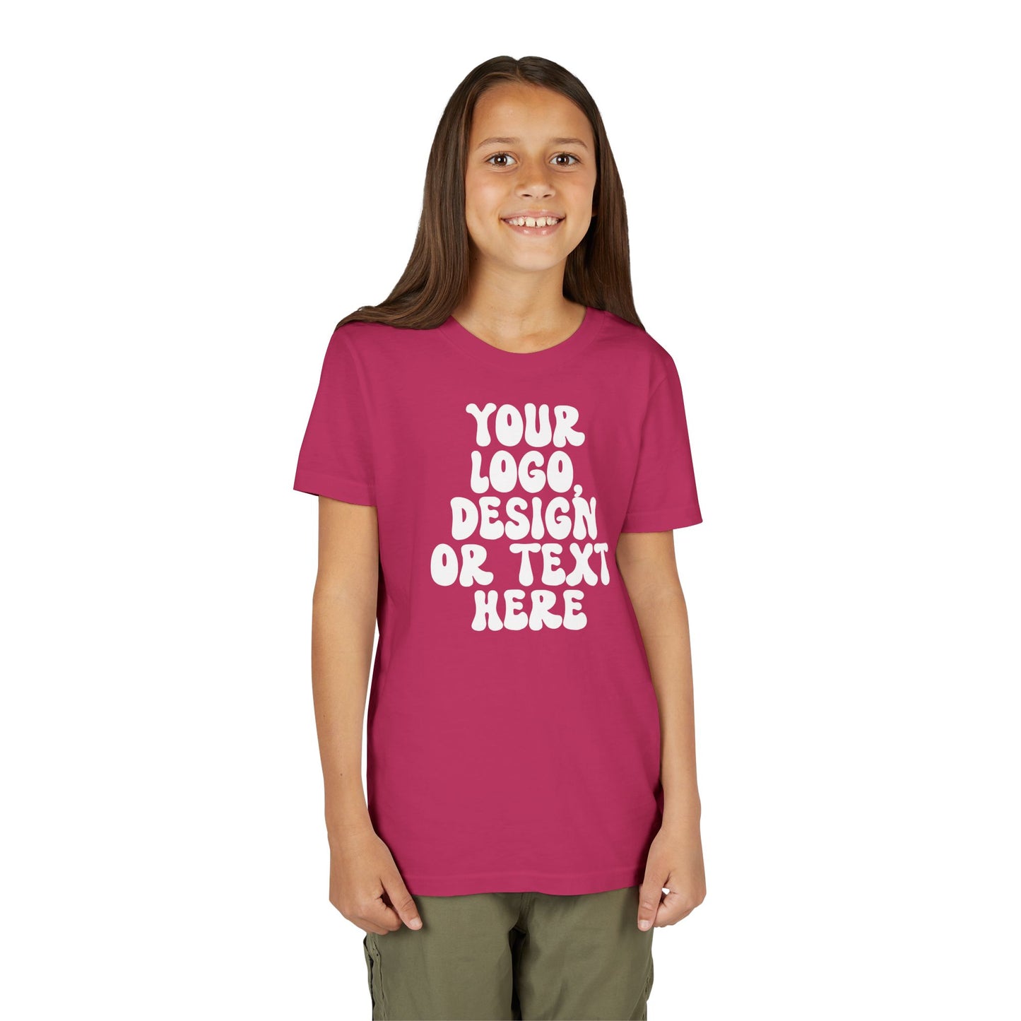 CUSTOM Text, Design or Logo - Unisex T-Shirt (Youth)