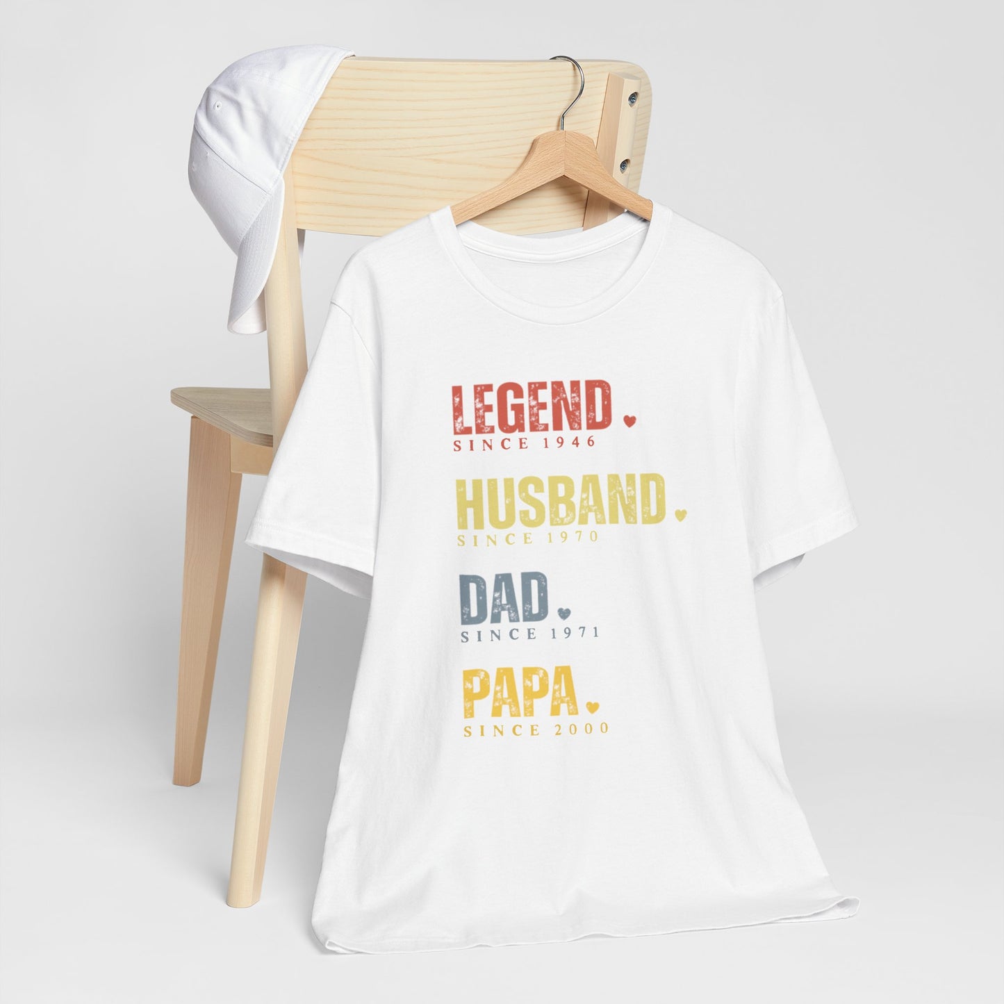 Legend Since [Year] Custom Tee | Husband, Dad, Papa, Grandpa Shirt