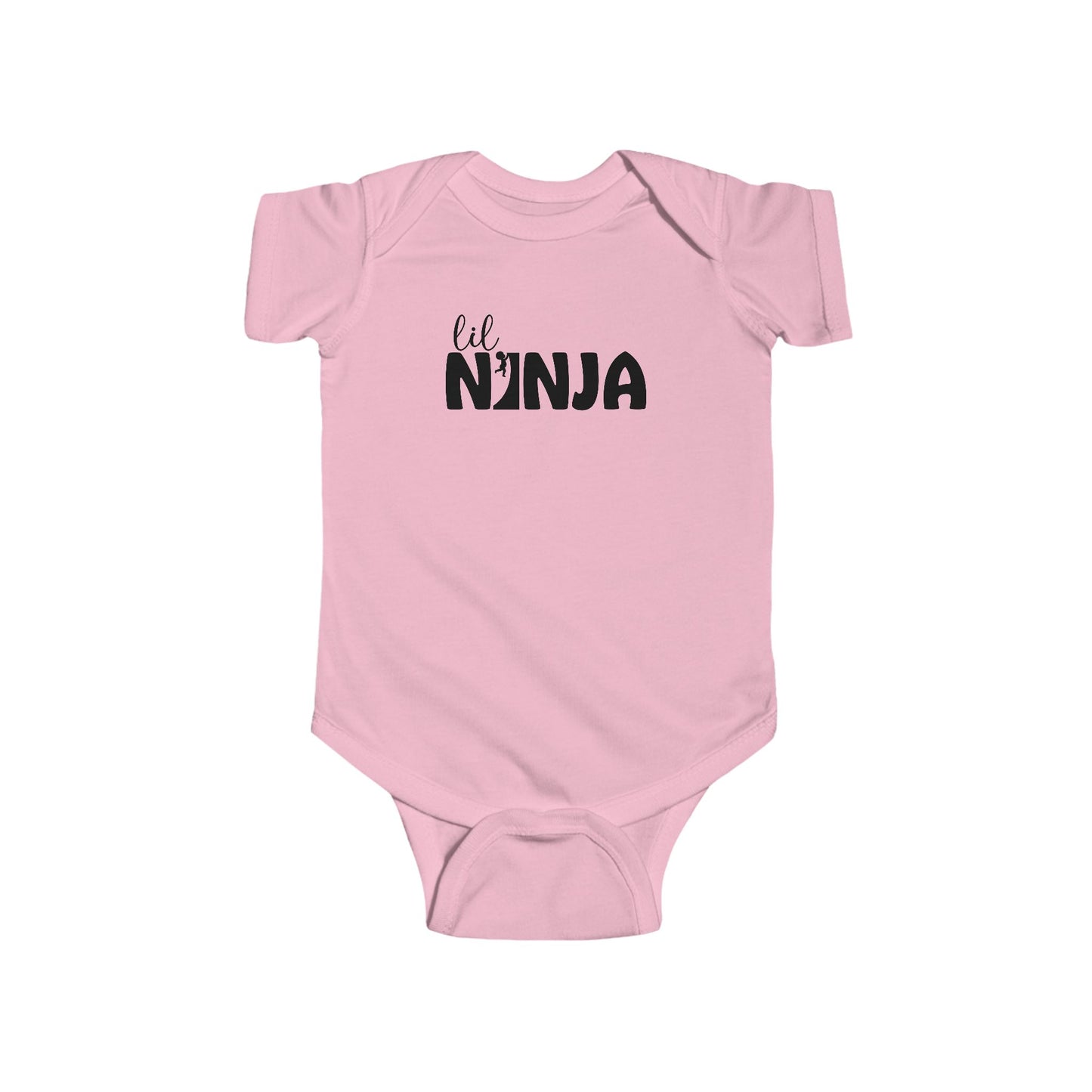 Lil Ninja Baby Onesie – Infant Bodysuit with Warped Wall Climber Design