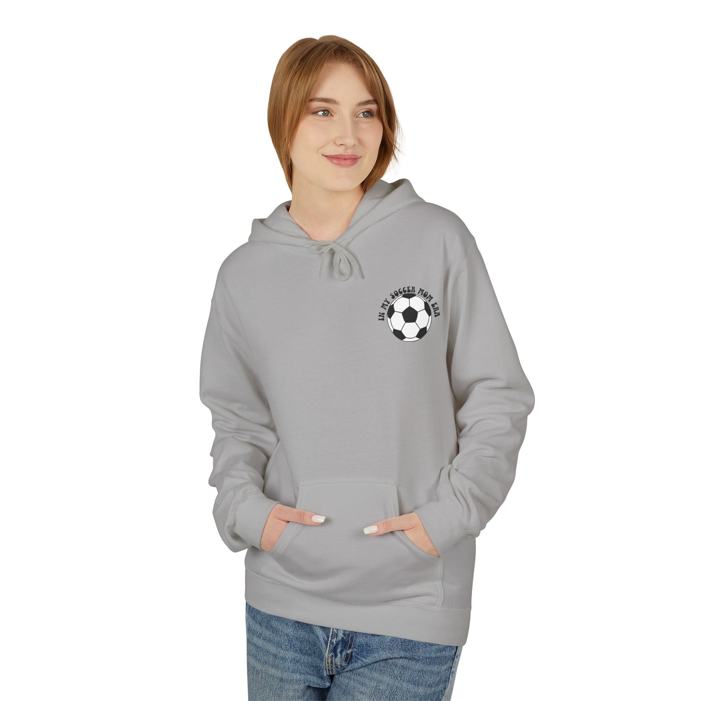 In My Soccer Mom Era Sweatshirt – Funny Soccer Mom Hoodie with Back Print
