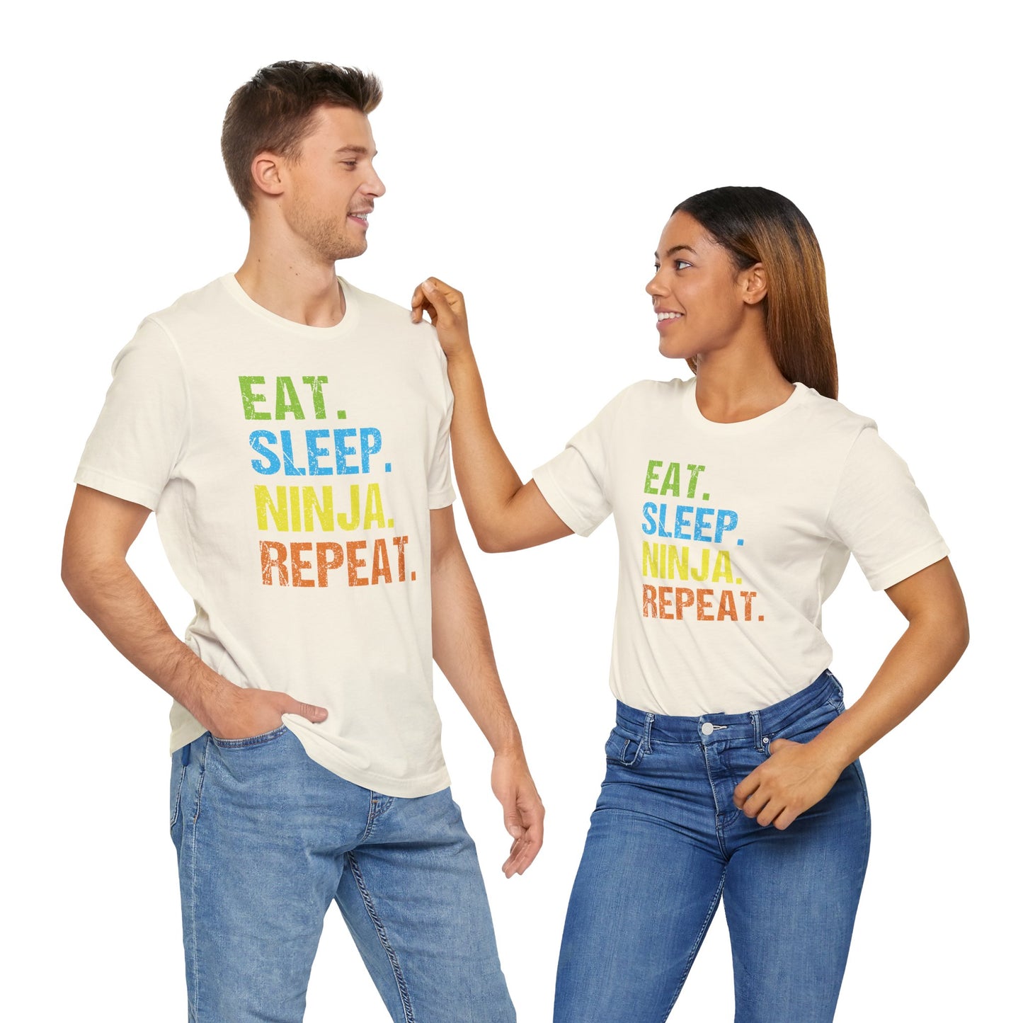 Eat Sleep Ninja Repeat T-Shirt – Youth & Adult Unisex Tee