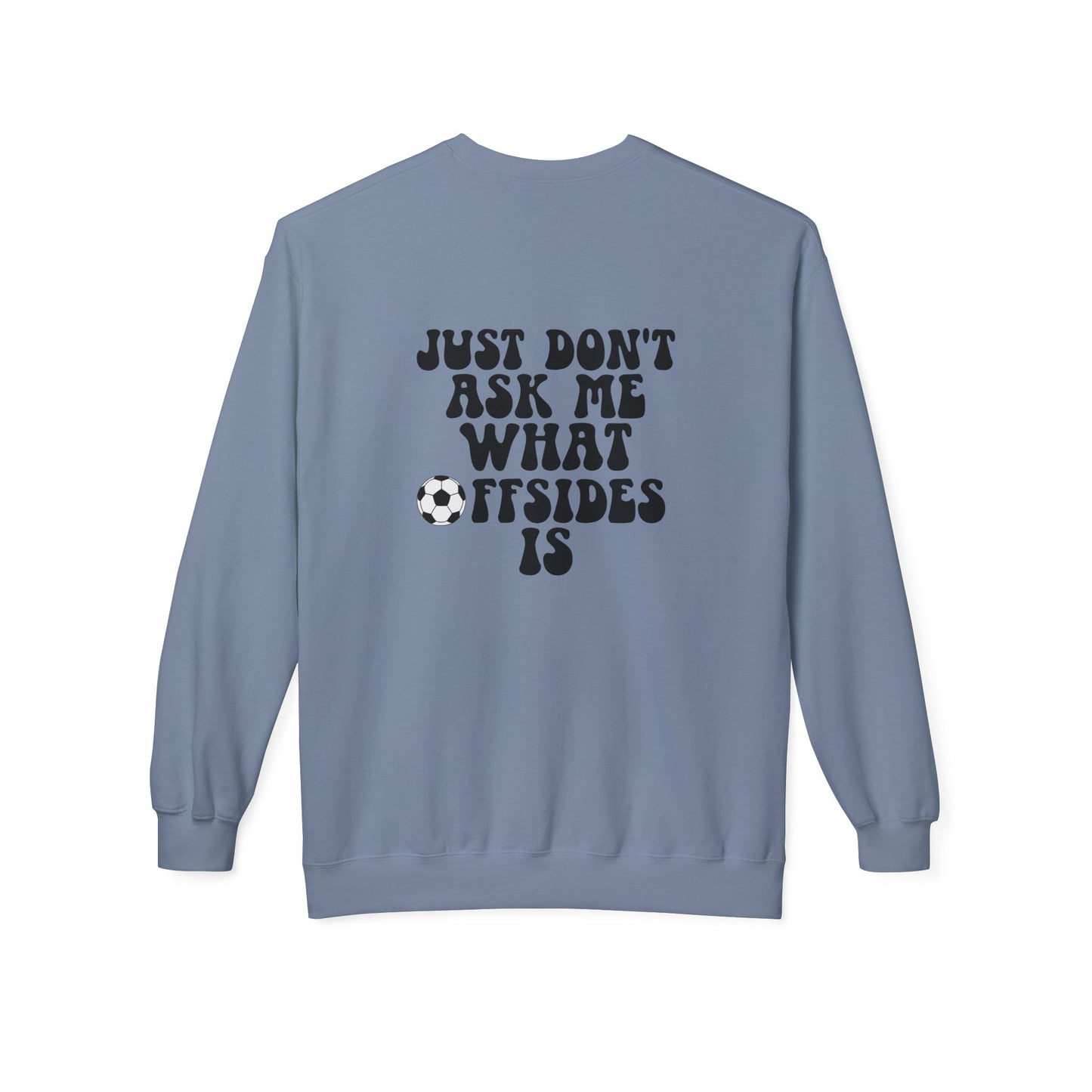 In My Soccer Mom Era Sweatshirt – Funny Soccer Mom Crewneck with Back Print