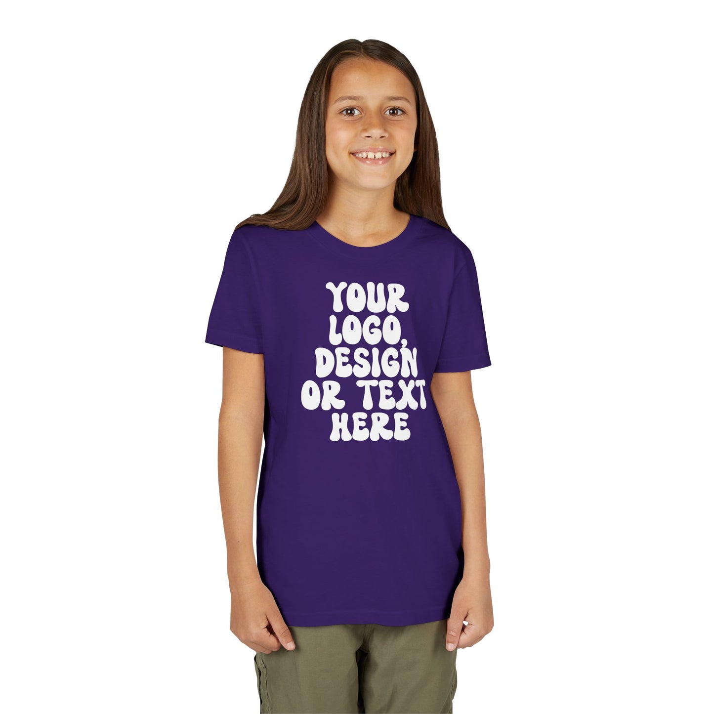 CUSTOM Text, Design or Logo - Unisex T-Shirt (Youth)