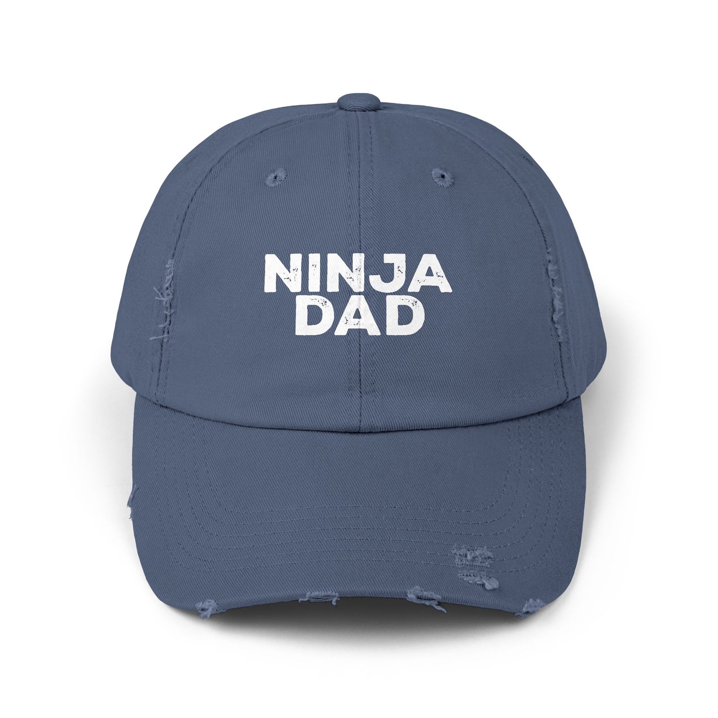 Ninja Mom or Dad Distressed Baseball Hat – Unisex Adjustable Cap