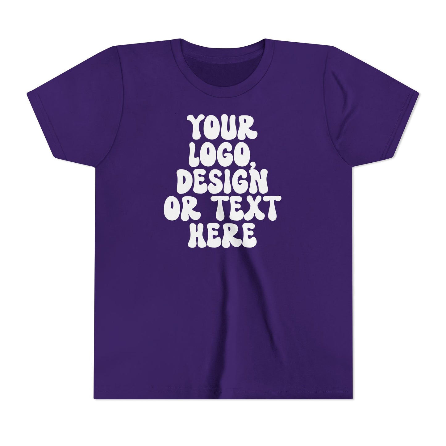 CUSTOM Text, Design or Logo - Unisex T-Shirt (Youth)