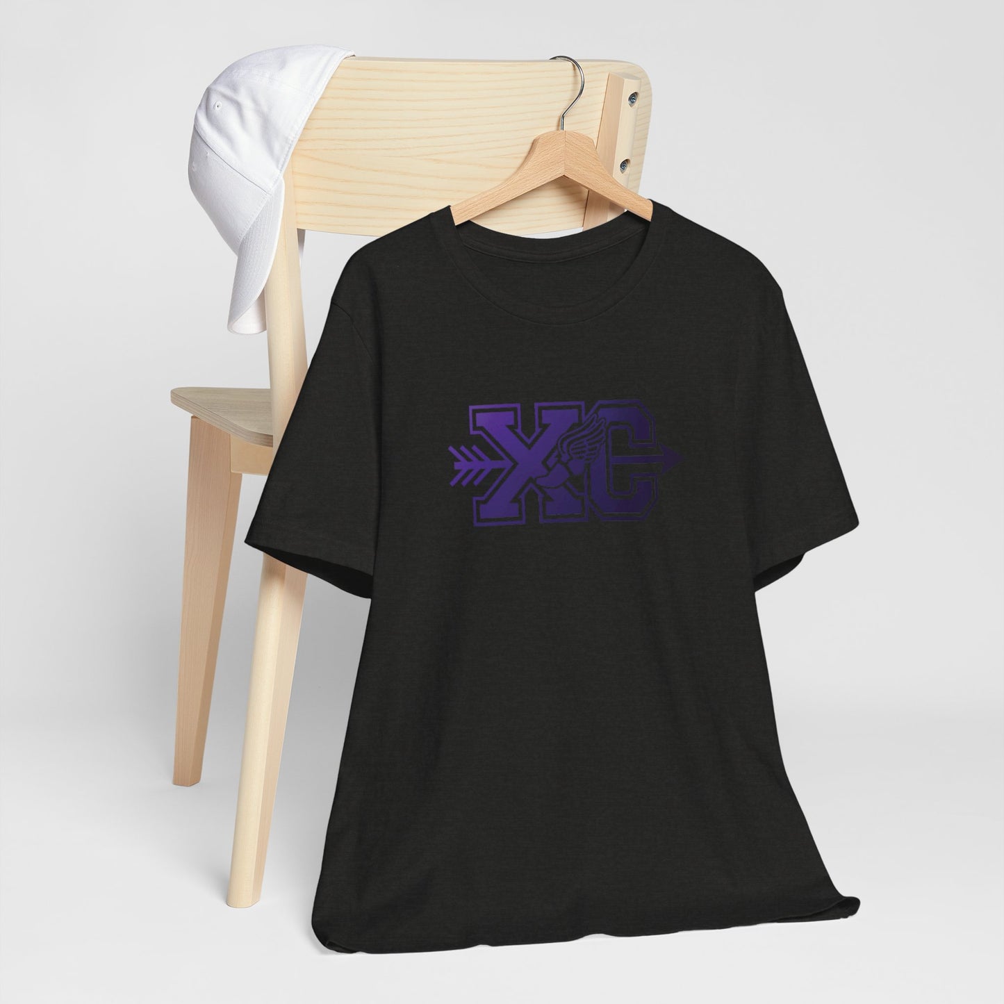 XC Arrow & Winged Sneaker Cross Country T-Shirt with Custom Gradient